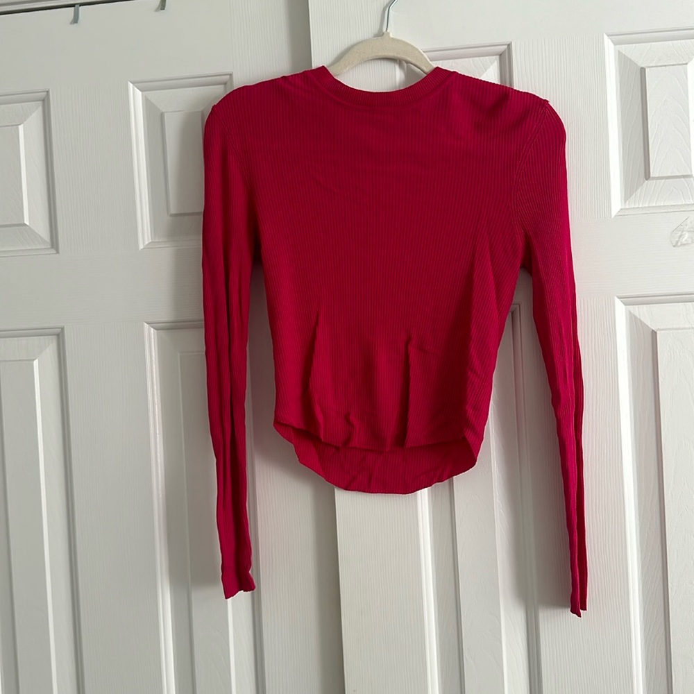 pink zara long sleeve